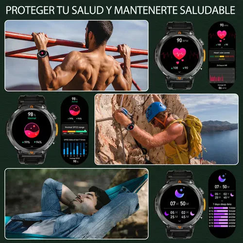 [OFERTA BLACK FRIDAY  - COMPRA 1 Y GANA 7 MANILLAS] TRAILBLAZE - EL RELOJ INTELIGENTE CON RESISTENCIA MILITAR + CARGADOR INALÁMBRICO REGALO